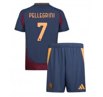 AS Roma Lorenzo Pellegrini #7 Koszulka Trzecia dzieci 2024-25 Krótki Rękaw (+ krótkie spodenki)